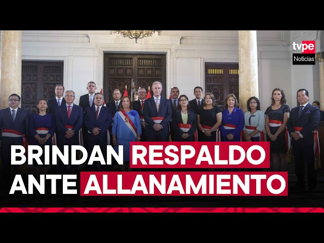 Gabinete Ministerial ratifica su respaldo a la presidenta Dina Boluarte