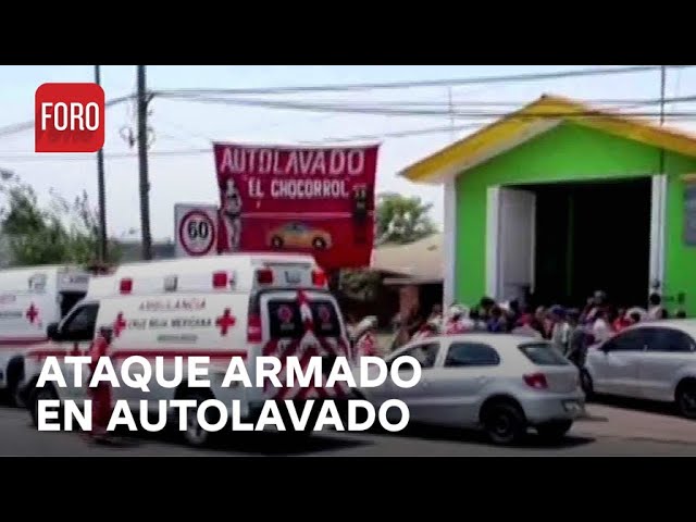 Ataque armado deja dos heridos en autolavado, Tlaxcala - Las Noticias