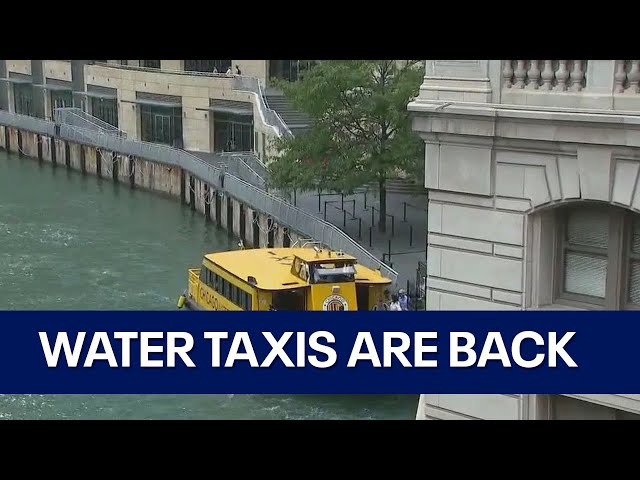 Chicago Water Taxis return to full service with some changes this year