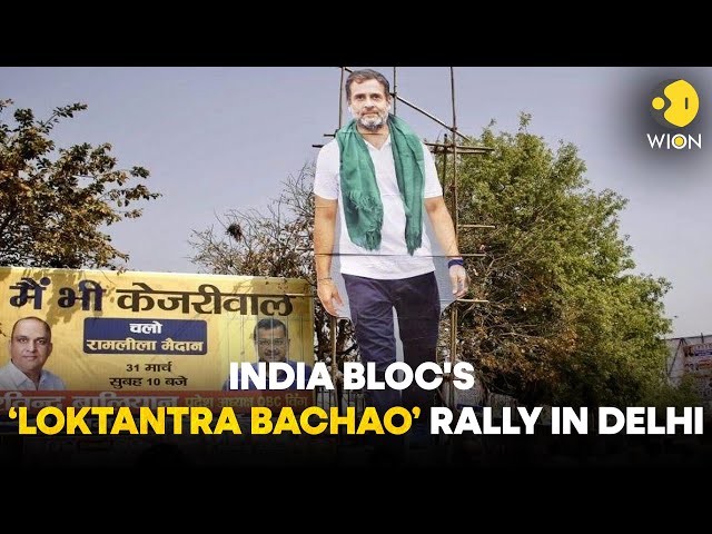 INDIA Bloc Mega Rally Live: India opposition holds rally in Delhi to condemn arrest of Kejriwal