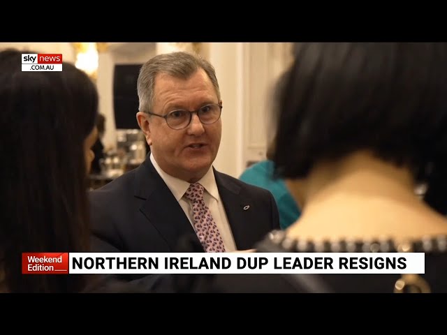 Northern Ireland DUP leader steps down after historical sex charges