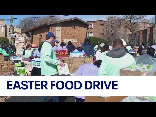 Easter food drive helps helps thousands in Chicago