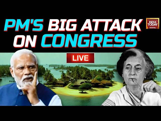 LIVE: PM Modi Slams Cong Over Katchatheevu Handover: 'Callously' Gave Away Key Island To S