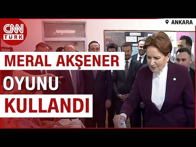 İYİ Parti Genel Başkanı Meral Akşener Oyunu Ankara'da Kullandı | CNN TÜRK