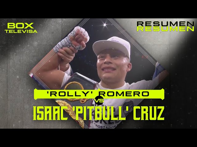 ⁣RESUMEN | Rolly Romero vs Isaac ´Pitbull’  Cruz | Peso Superligero | TUDN