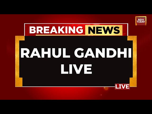 INDIA TODAY LIVE: Rahul Gandhi LIVE On BJP & PM Modi | Rahul Gandhi Speech LIVE | Congress LIVE 