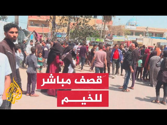 مراسل الجزيرة: قوات الاحتلال تقصف بالطائرات الحربية مستشفى شهداء الأقصى وسط قطاع غزة