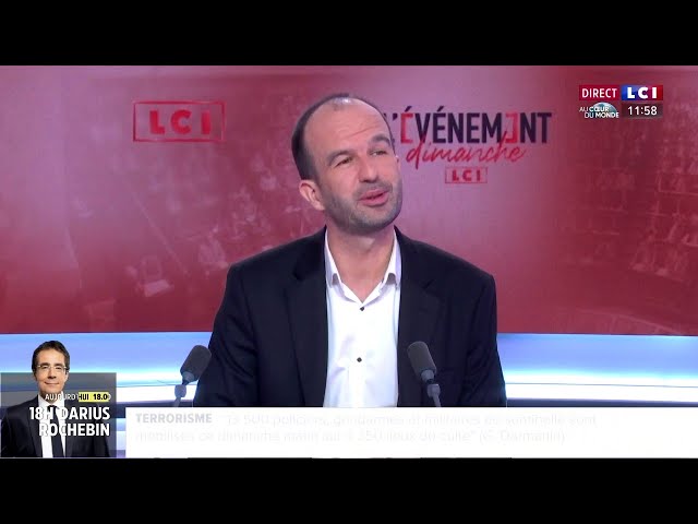 Manuel Bompard est l’invité de "L'événement du dimanche LCI"