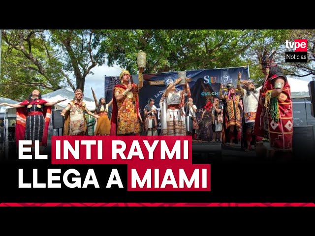 Inti Raymi llega a Miami: así fue la representación de la 'Fiesta del Sol' en Estados Unid