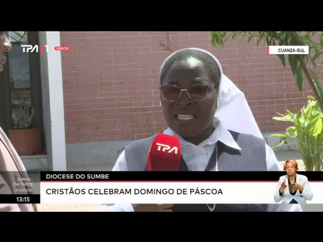 ⁣Diocese do Sumbe -  Cristãos celebram Domingo de Páscoa