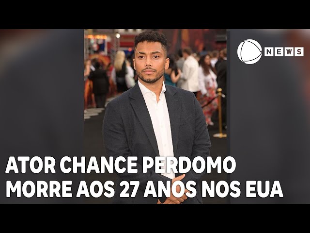 Ator Chance Perdomo morre aos 27 anos após acidente de moto