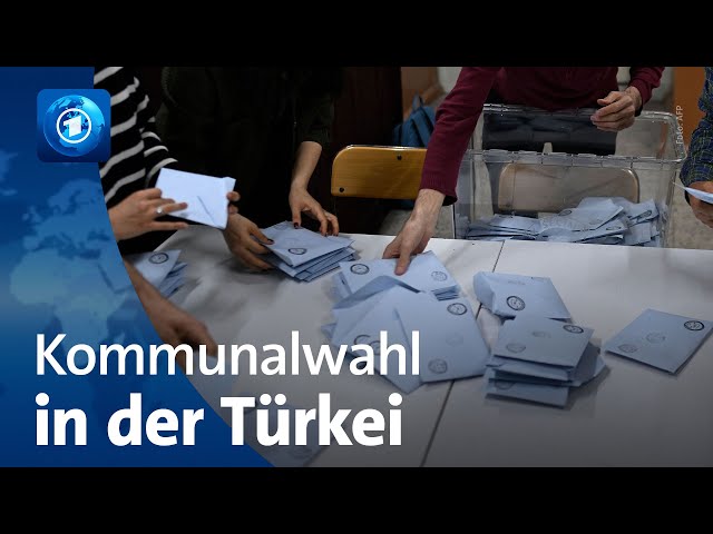 ⁣Auszählung bei der Kommunalwahl in der Türkei beginnt