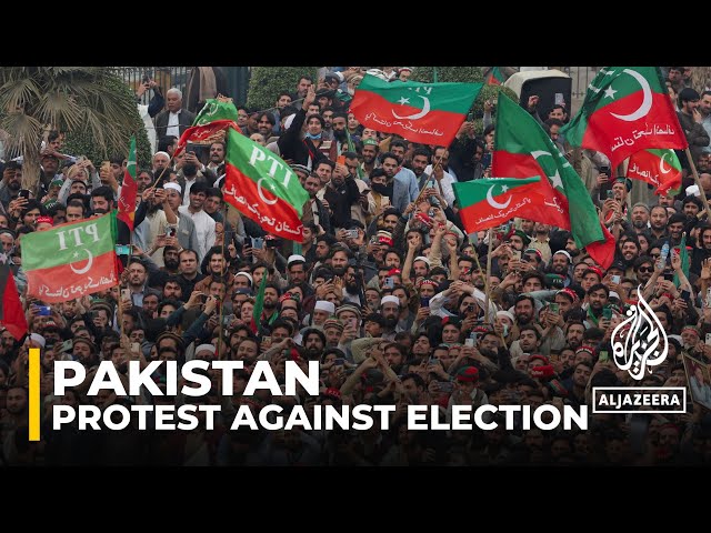 Peshawar protest: Imran Khan supporters condemn election results