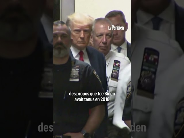 Trump relaie une image de Joe Biden ligoté et provoque un tollé