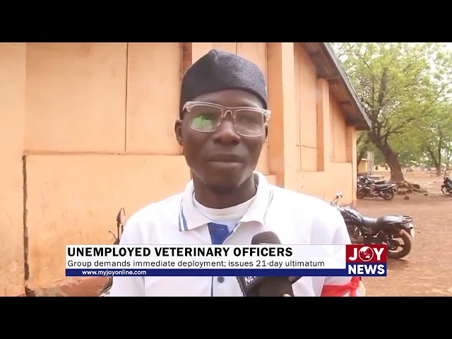 ⁣Unemployed Veterinary Officers: Group demands immediate deployment; issues a 21-day ultimatum.