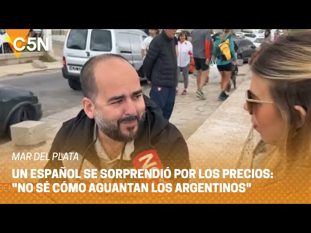 ⁣Un ESPAÑOL se SORPRENDIÓ por los PRECIOS en MAR DEL PLATA: "No sé CÓMO AGUANTAN los ARGENTINOS&