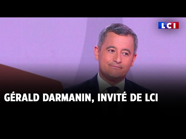 Gérald Darmanin, invité de Darius Rochebin