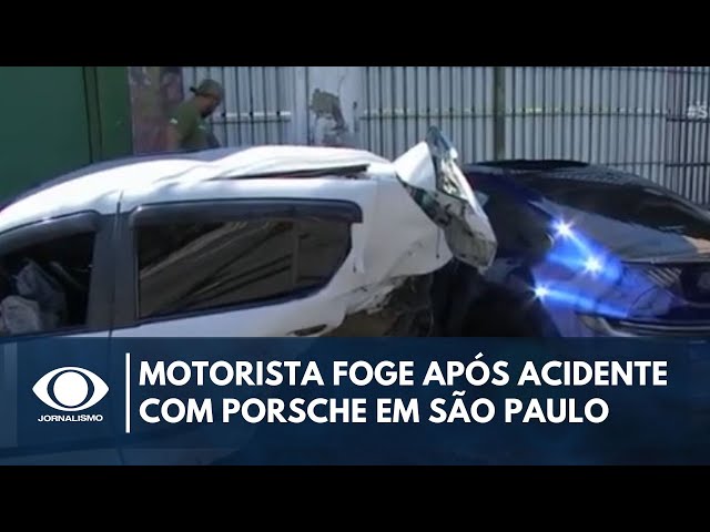 ⁣Acidente com Porsche deixa uma pessoa morta em São Paulo