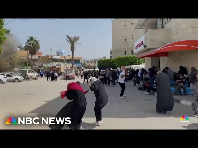 Israeli airstrike believed to have hit tents outside Al-Aqsa Hospital, killing journalists