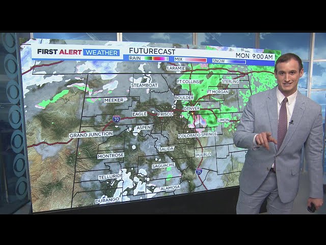 Tracking our next rain and snow mix across Colorado