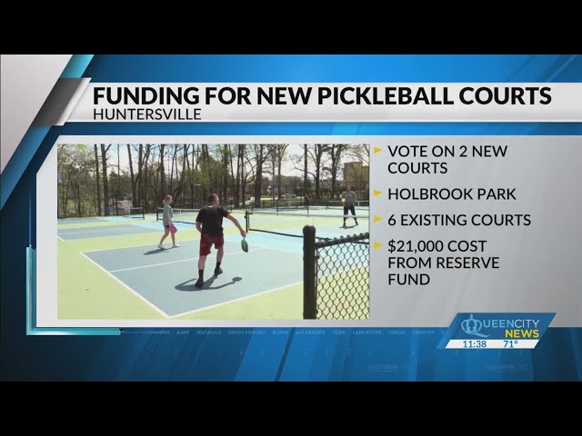 Huntersville could get more pickleball courts