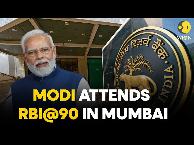 PM MODI LIVE: PM Modi attends the RBI@90 opening ceremony in Mumbai | WION LIVE