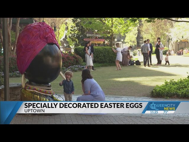 Charlotte SHOUT celebrates Easter with egg art pieces