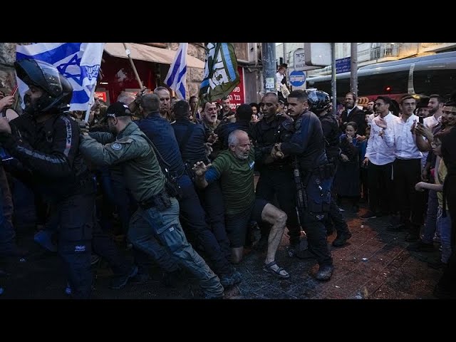 Manifestations anti-gouvernement à Jérusalem