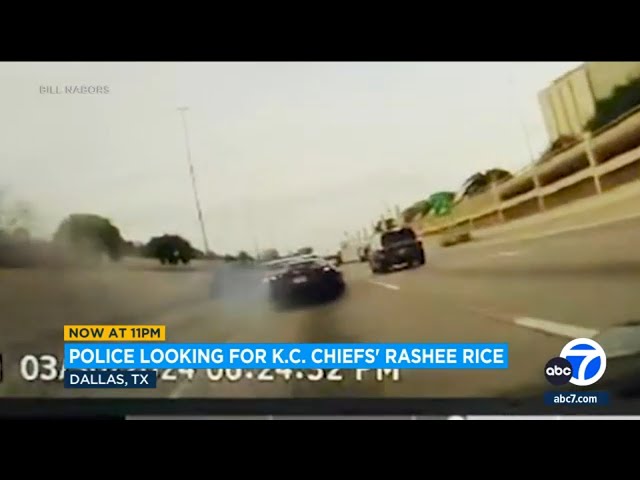 KC Chiefs player involved in Dallas crash, police say | Dash cam VIDEO