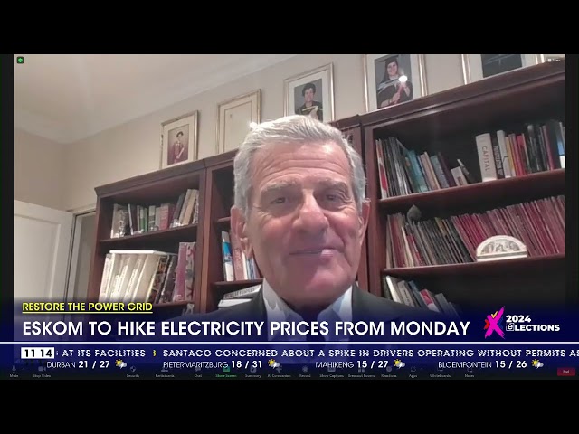 Eskom to hike Electricity prices from Monday