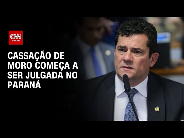 Cassação de Moro começa a ser julgada no Paraná | CNN NOVO DIA