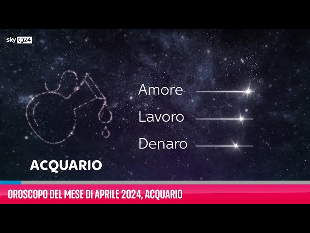 Oroscopo del mese di Aprile 2024, Acquario