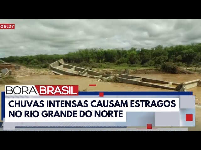 Chuva deixa o Rio Grande do Norte em alerta I Bora Brasil