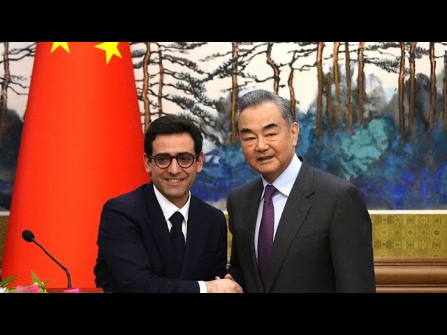 France and China discuss trade and Ukraine ahead of Xi Jinping visit