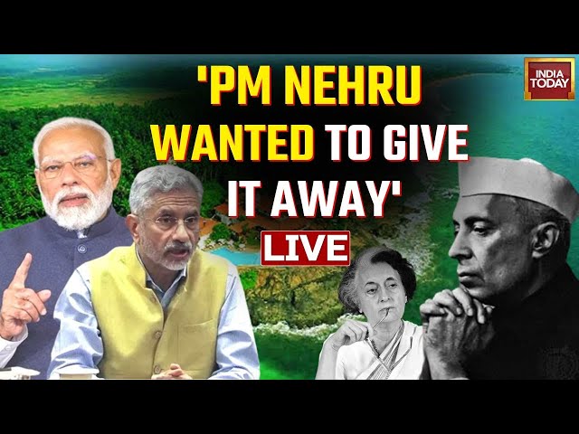 LIVE | 'Nehru Saw It As Nuisance':  S Jaishankar As Katchatheevu Row Heats Up | India Toda