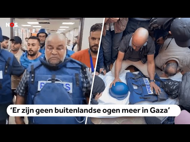 ⁣Al Jazeera correspondent Wael Dahdouh vertelt dat er steeds meer journalisten omkomen