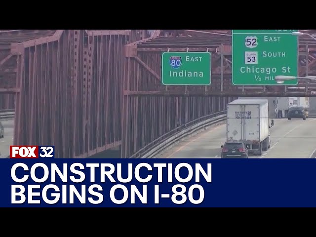 I-80 construction begins today with 12 miles of upgrades