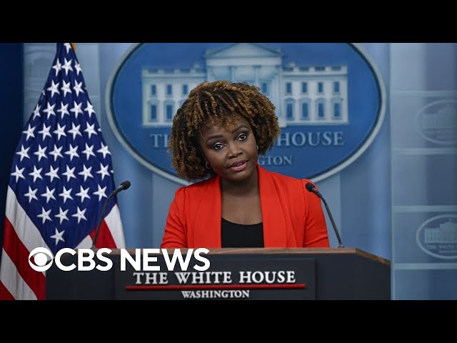 Watch Live: White House holds briefing amid push to get port reopen after Baltimore bridge collapse