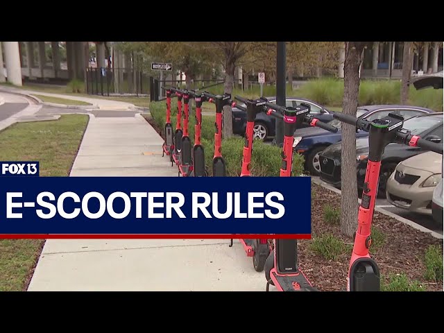 City of Tampa has new rules for e-scooters