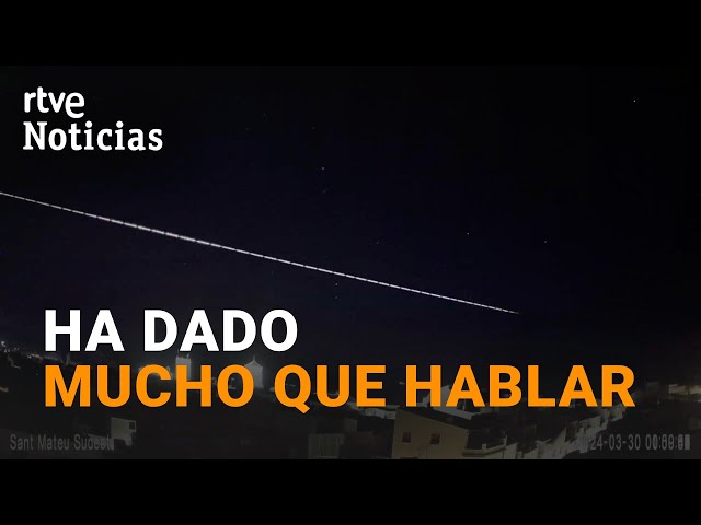 BÓLIDO ROZADOR: Ni un MISIL BALÍSTICO, ni un SATÉLITE de ELON MUSK, era un fragmento de METEORITO |