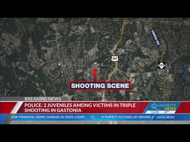 ⁣Juveniles hospitalized in Gastonia triple-shooting