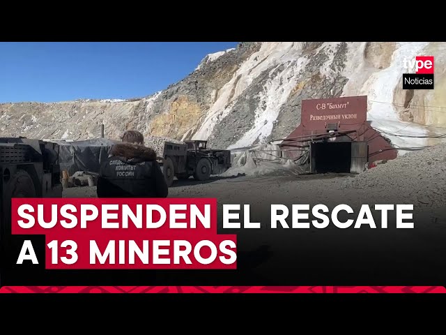 Rusia: suspende operación de rescate para salvar a 13 mineros atrapados