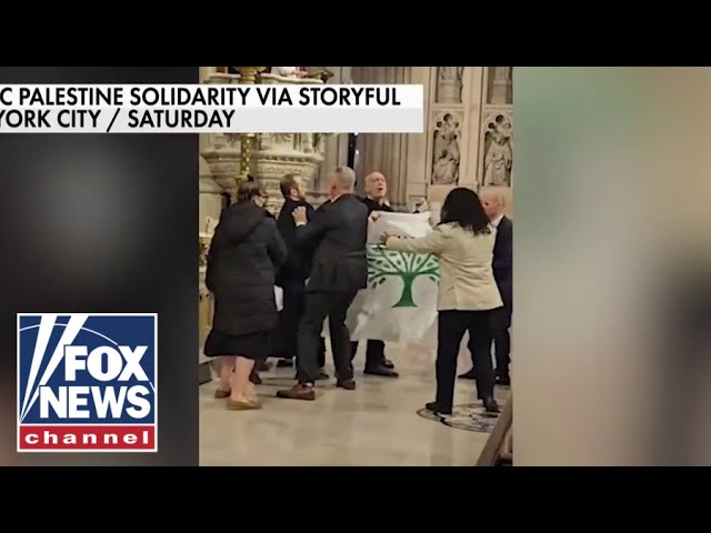 Pro-Palestinian protesters derail mass at St. Patrick's Cathedral