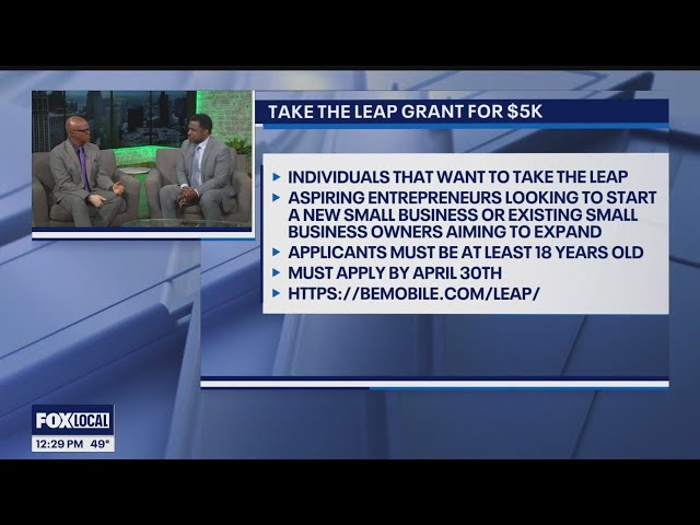 Take The Leap Grant for $5,000.00