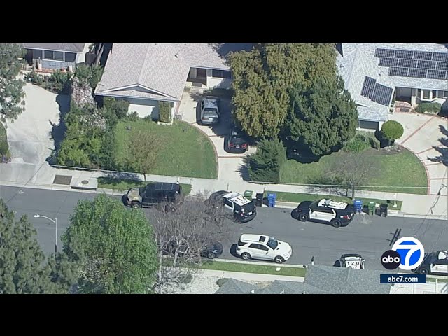 Possibly armed man barricaded inside Northridge home