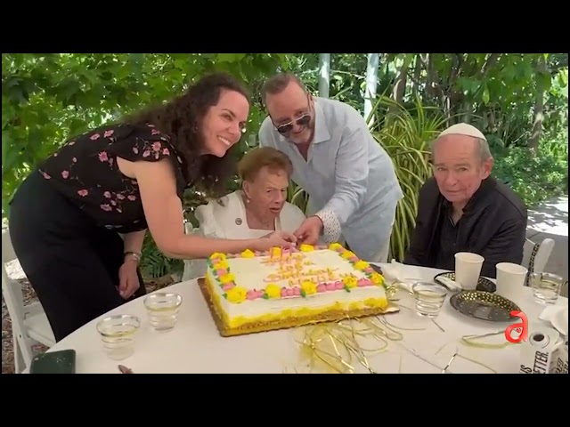 Mujer sobreviviente al holocausto cumple 108 años en Miami Beach