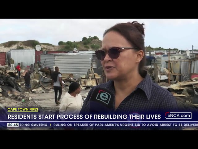 Residents start process of rebuilding their lives