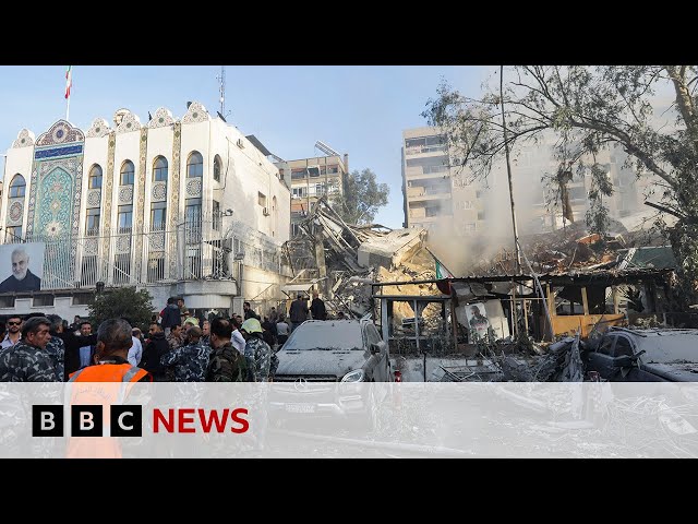 Israel accused of deadly strike on Iranian consulate in Syria | BBC News