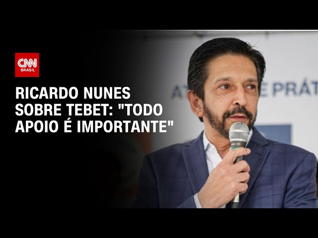 “Todo apoio é importante”, diz Ricardo Nunes sobre Simone Tebet | BRASIL MEIO-DIA