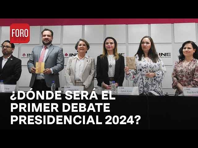 INE se convierte en set para primer debate presidencial - Paralelo 23